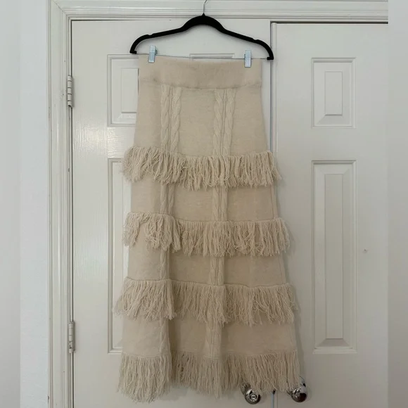 Johanna Ortiz No Doubts Royal Alpaca Midi Skirt - Picture 5 of 8